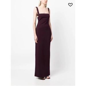 Solace London JONI MAXI DRESS IN BLACK US 4 NWOT